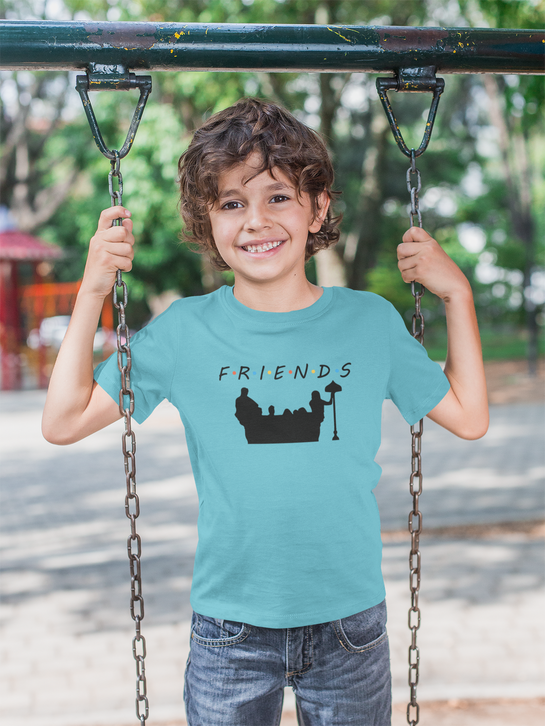 F.R.I.E.N.D.S Friends Web Series Half Sleeves T-Shirt for Boy-KidsFashionVilla