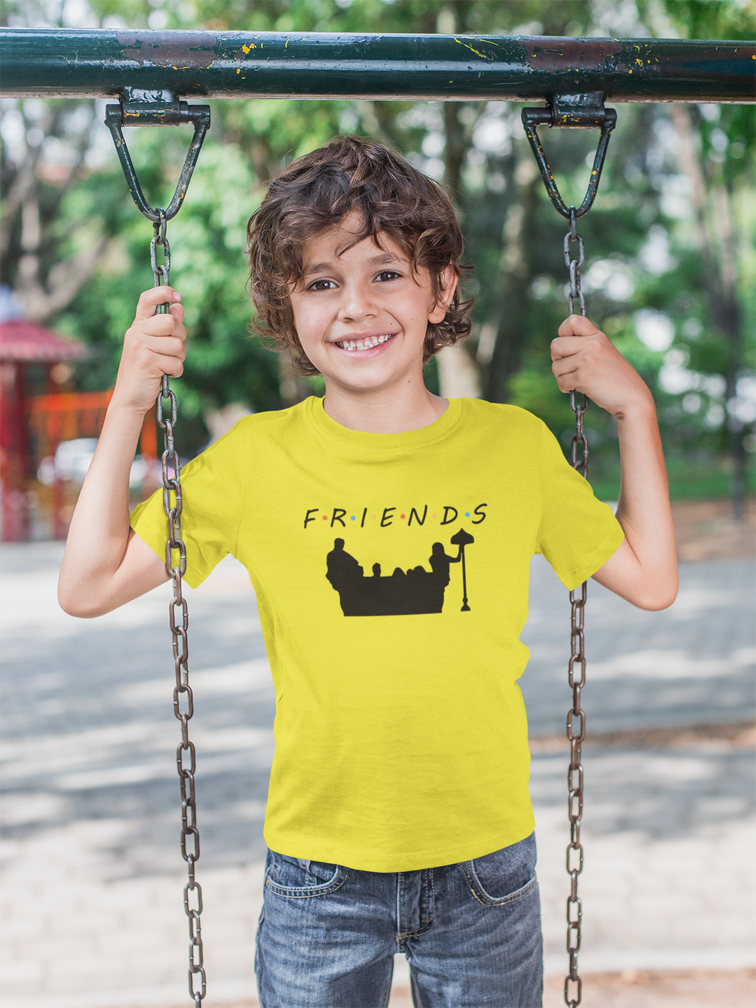 F.R.I.E.N.D.S Friends Web Series Half Sleeves T-Shirt for Boy-KidsFashionVilla