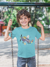 Load image into Gallery viewer, Jumbo Jet Cartoon Half Sleeves T-Shirt for Boy-KidsFashionVilla

