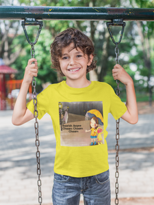 Barish Aayi Cham Cham Poem Half Sleeves T-Shirt for Boy-KidsFashionVilla
