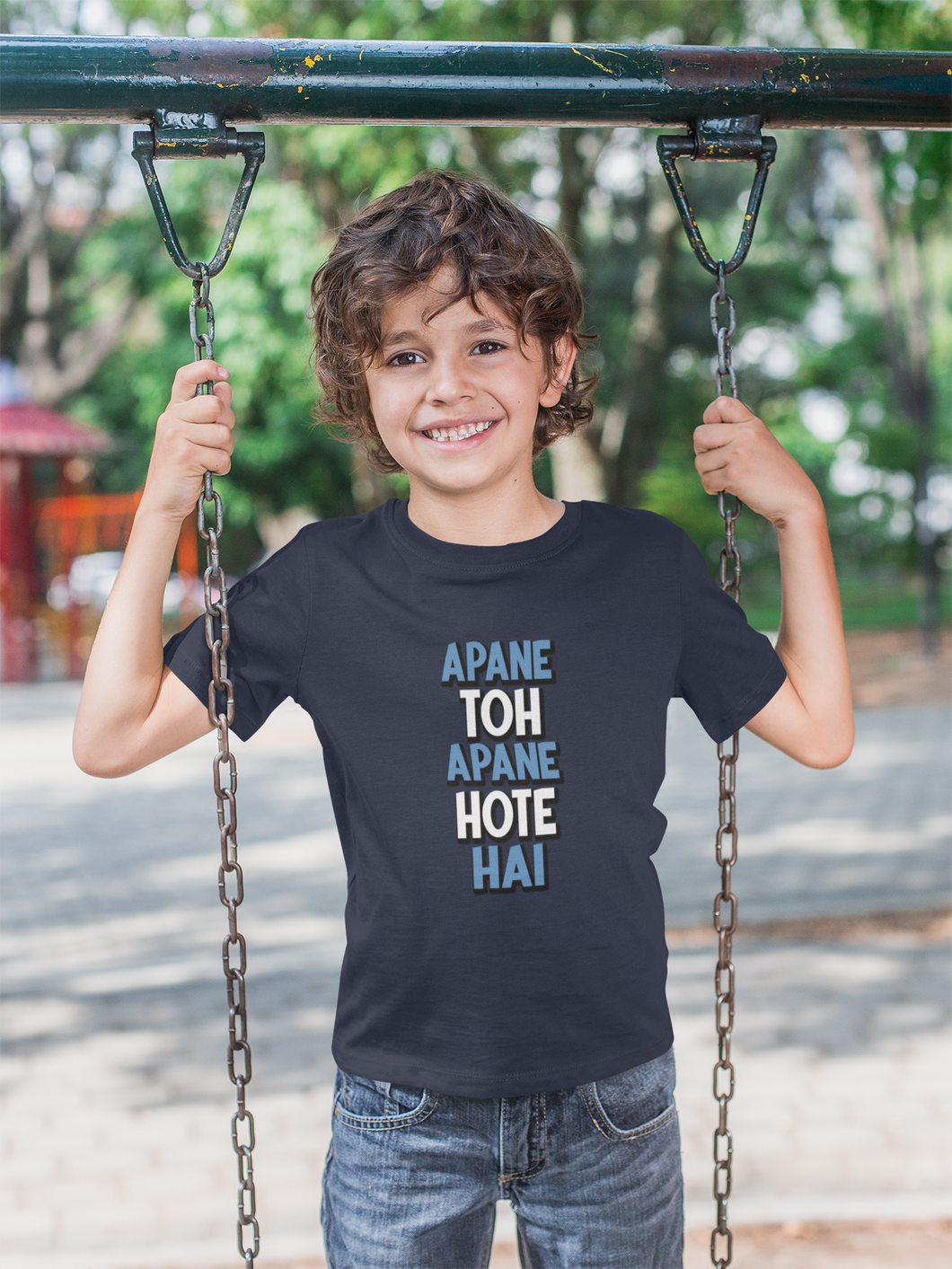 Apne Toh Apne Hote Hain Half Sleeves T-Shirt for Boy-KidsFashionVilla