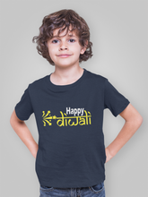 Load image into Gallery viewer, Happy Diwali Half Sleeves T-Shirt for Boy-KidsFashionVilla
