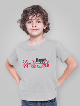 Load image into Gallery viewer, Happy Diwali Half Sleeves T-Shirt for Boy-KidsFashionVilla
