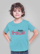 Load image into Gallery viewer, Happy Diwali Half Sleeves T-Shirt for Boy-KidsFashionVilla

