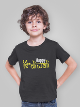 Load image into Gallery viewer, Happy Diwali Half Sleeves T-Shirt for Boy-KidsFashionVilla
