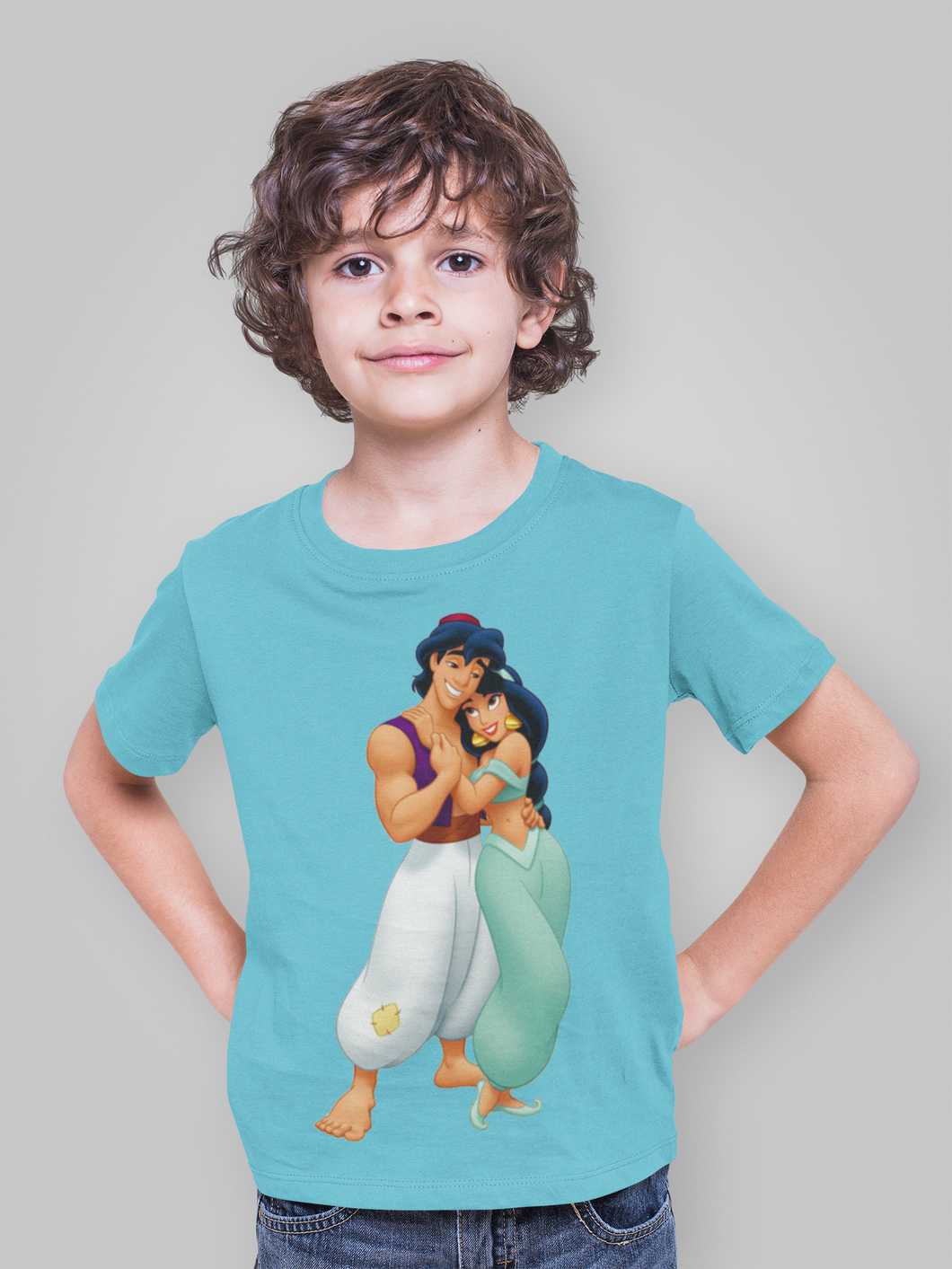 Cute Cartoon Half Sleeves T-Shirt for Boy-KidsFashionVilla