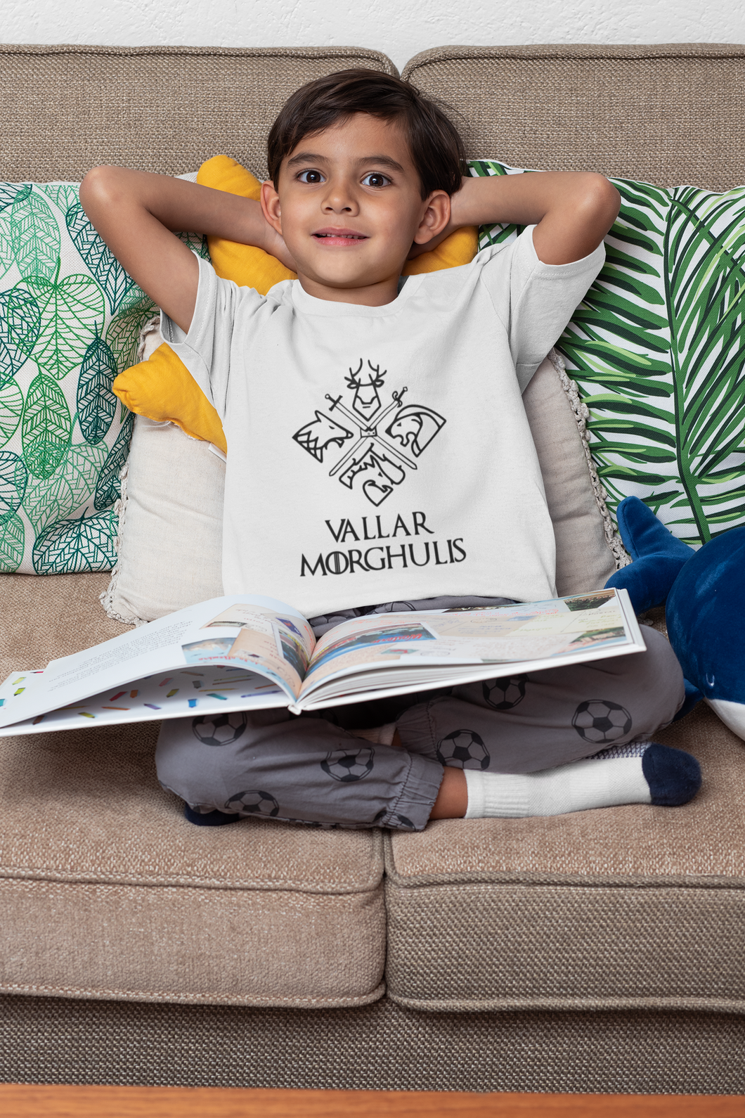 Vallar Morgulis Web Series Half Sleeves T-Shirt for Boy-KidsFashionVilla