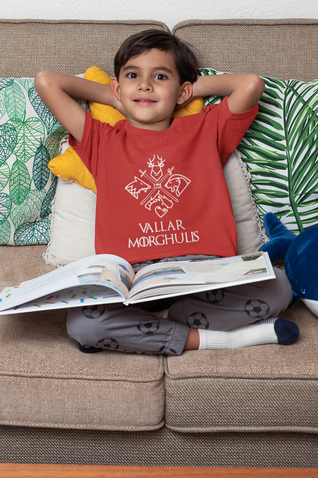 Vallar Morgulis Web Series Half Sleeves T-Shirt for Boy-KidsFashionVilla