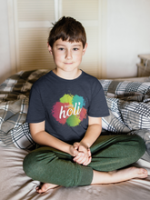 Load image into Gallery viewer, Happy Holi Half Sleeves T-Shirt for Boy-KidsFashionVilla
