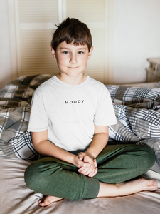 Moody Minimals Half Sleeves T-Shirt for Boy-KidsFashionVilla