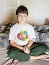 Happy Holi Half Sleeves T-Shirt for Boy-KidsFashionVilla