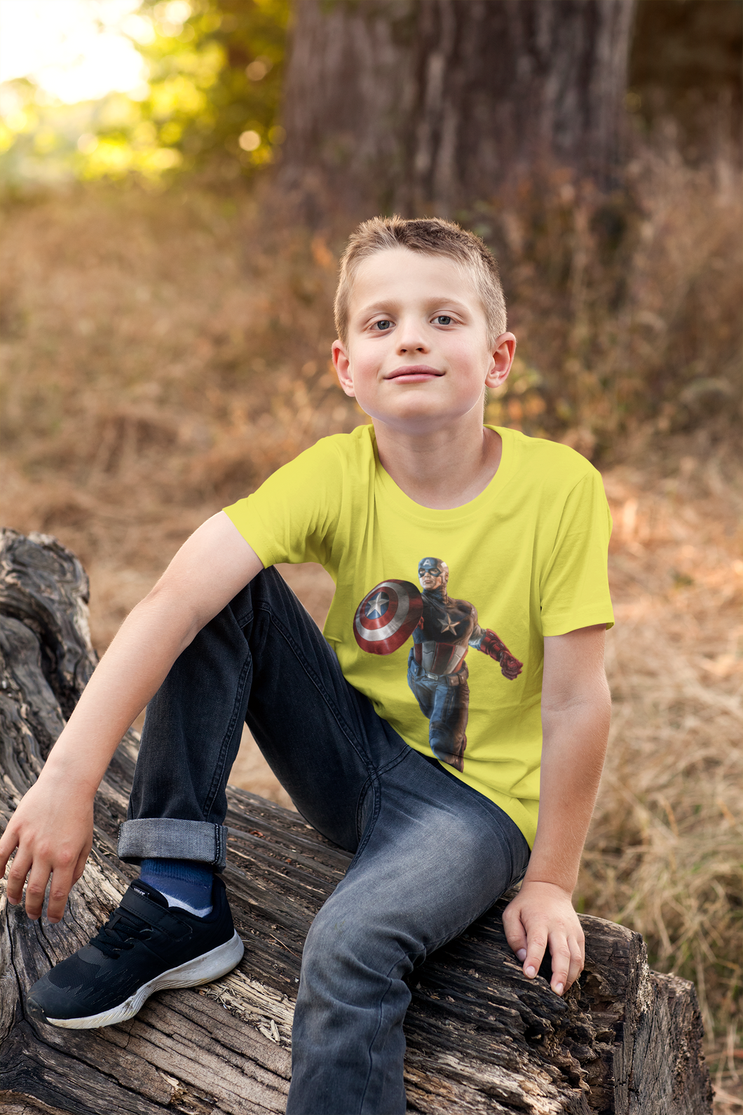 Superhero Half Sleeves T-Shirt for Boy-KidsFashionVilla