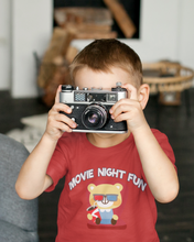 Load image into Gallery viewer, Movie Night Fun Half Sleeves T-Shirt for Boy-KidsFashionVilla
