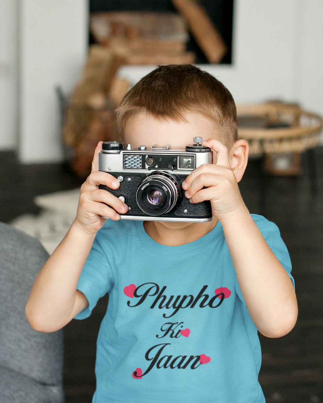 Phupho Ki Jaan Eid Half Sleeves T-Shirt for Boy-KidsFashionVilla