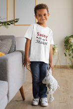 Load image into Gallery viewer, Sassy Like My Masi Half Sleeves T-Shirt for Boy-KidsFashionVilla
