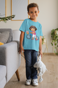 Cute Cartoon Half Sleeves T-Shirt for Boy-KidsFashionVilla