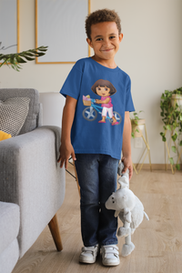 Cute Cartoon Half Sleeves T-Shirt for Boy-KidsFashionVilla