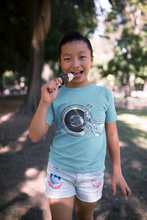 Load image into Gallery viewer, Cancer Zodiac Sign Half Sleeves T-Shirt For Girls -KidsFashionVilla
