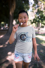 Load image into Gallery viewer, Cancer Zodiac Sign Half Sleeves T-Shirt For Girls -KidsFashionVilla
