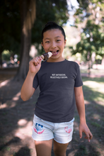 Load image into Gallery viewer, Not Anti Social Minimals Half Sleeves T-Shirt For Girls -KidsFashionVilla
