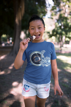 Load image into Gallery viewer, Cancer Zodiac Sign Half Sleeves T-Shirt For Girls -KidsFashionVilla
