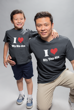 Load image into Gallery viewer, I Love My Mama Bhanja Family Relation Matching T-Shirt- KidsFashionVilla
