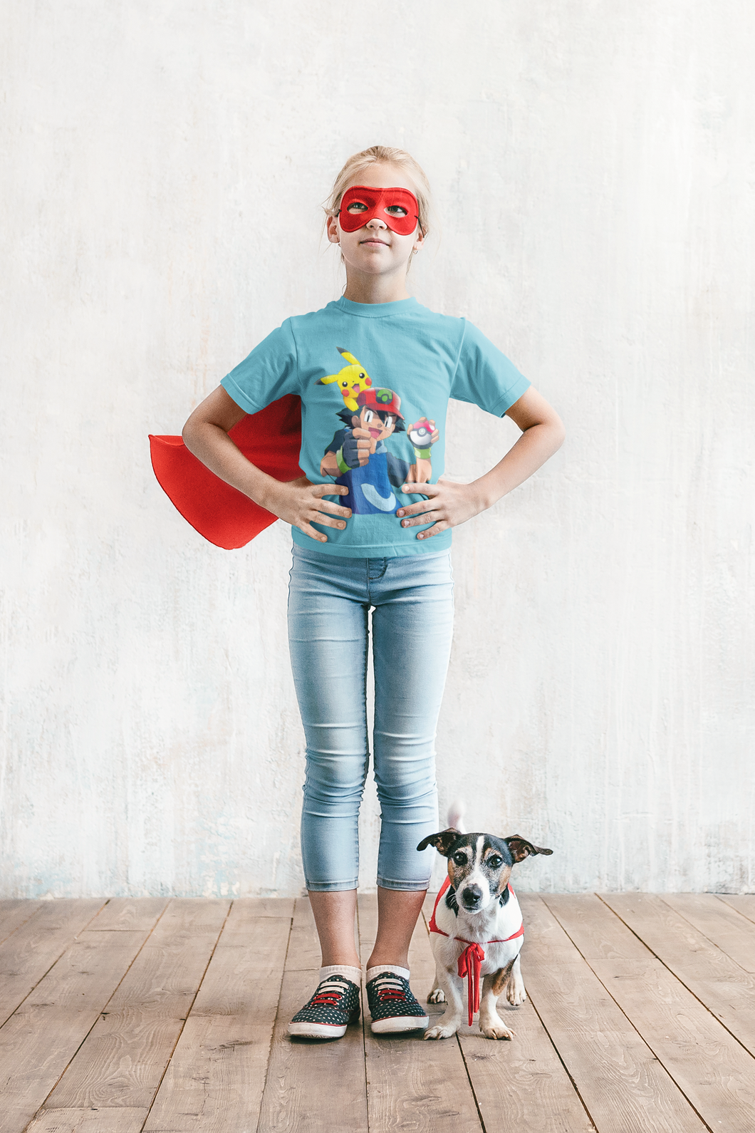 Cute Cartoon Half Sleeves T-Shirt For Girls -KidsFashionVilla
