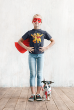 Load image into Gallery viewer, Cute Cartoon Half Sleeves T-Shirt For Girls -KidsFashionVilla
