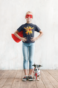 Cute Cartoon Half Sleeves T-Shirt For Girls -KidsFashionVilla