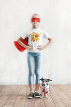 Load image into Gallery viewer, Cute Cartoon Half Sleeves T-Shirt For Girls -KidsFashionVilla
