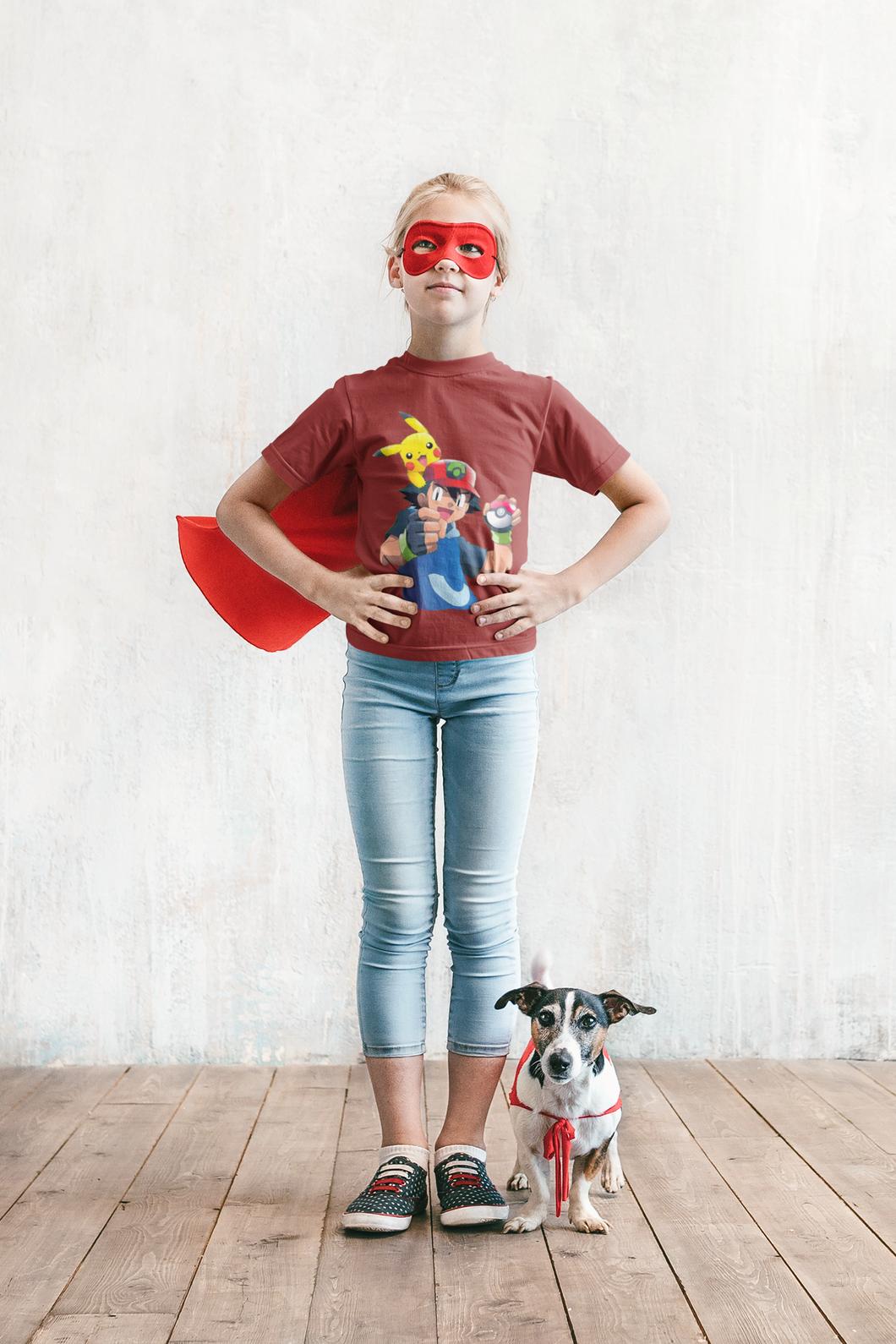 Cute Cartoon Half Sleeves T-Shirt For Girls -KidsFashionVilla