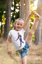 Load image into Gallery viewer, Messi Half Sleeves T-Shirt For Girls -KidsFashionVilla
