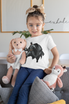 Superhero Half Sleeves T-Shirt For Girls -KidsFashionVilla