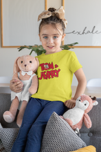 Load image into Gallery viewer, Most Iconic Cartoon Half Sleeves T-Shirt For Girls -KidsFashionVilla
