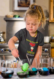 Custom Name I love My Didi So Much Half Sleeves T-Shirt For Girls -KidsFashionVilla