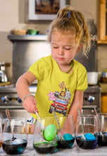 Load image into Gallery viewer, Jungle Jeep Cartoon Half Sleeves T-Shirt For Girls -KidsFashionVilla
