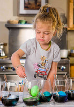 Load image into Gallery viewer, Jungle Jeep Cartoon Half Sleeves T-Shirt For Girls -KidsFashionVilla
