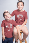 I Turned Out Cuter Matching Brother Sister Kid Half Sleeves T-Shirts -KidsFashionVilla