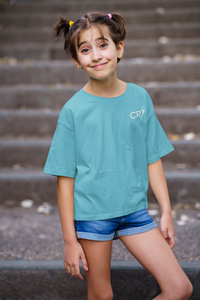Ronaldo Cr7 Half Sleeves T-Shirt For Girls -KidsFashionVilla