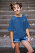 Load image into Gallery viewer, Ronaldo Cr7 Half Sleeves T-Shirt For Girls -KidsFashionVilla
