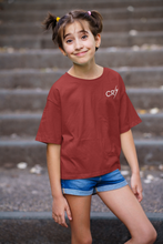 Load image into Gallery viewer, Ronaldo Cr7 Half Sleeves T-Shirt For Girls -KidsFashionVilla
