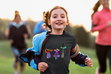 Load image into Gallery viewer, Cute Cartoon Half Sleeves T-Shirt For Girls -KidsFashionVilla
