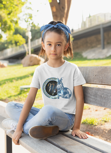 Capricon Zodiac Sign Half Sleeves T-Shirt For Girls -KidsFashionVilla