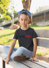 Load image into Gallery viewer, Bella Ciao Money Heist Half Sleeves T-Shirt For Girls -KidsFashionVilla
