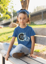 Load image into Gallery viewer, Capricon Zodiac Sign Half Sleeves T-Shirt For Girls -KidsFashionVilla

