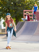 Load image into Gallery viewer, Cute Cartoon Half Sleeves T-Shirt For Girls -KidsFashionVilla
