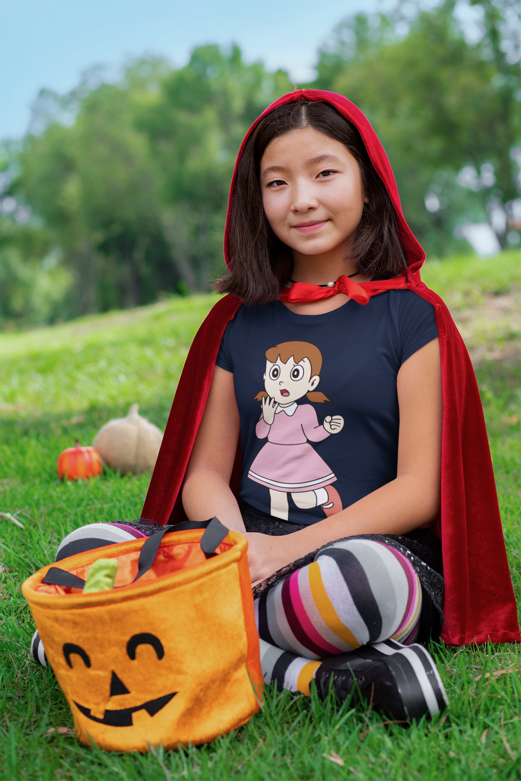 Cute Cartoon Half Sleeves T-Shirt For Girls -KidsFashionVilla