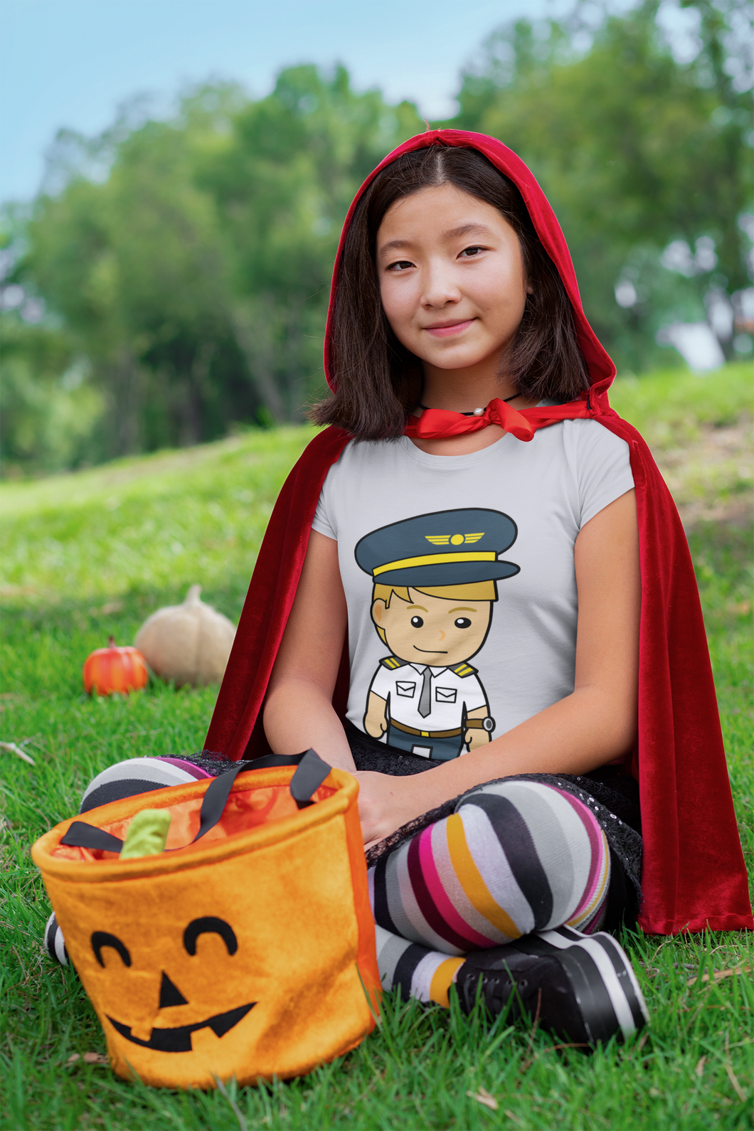 Future Pilot Half Sleeves T-Shirt For Girls -KidsFashionVilla