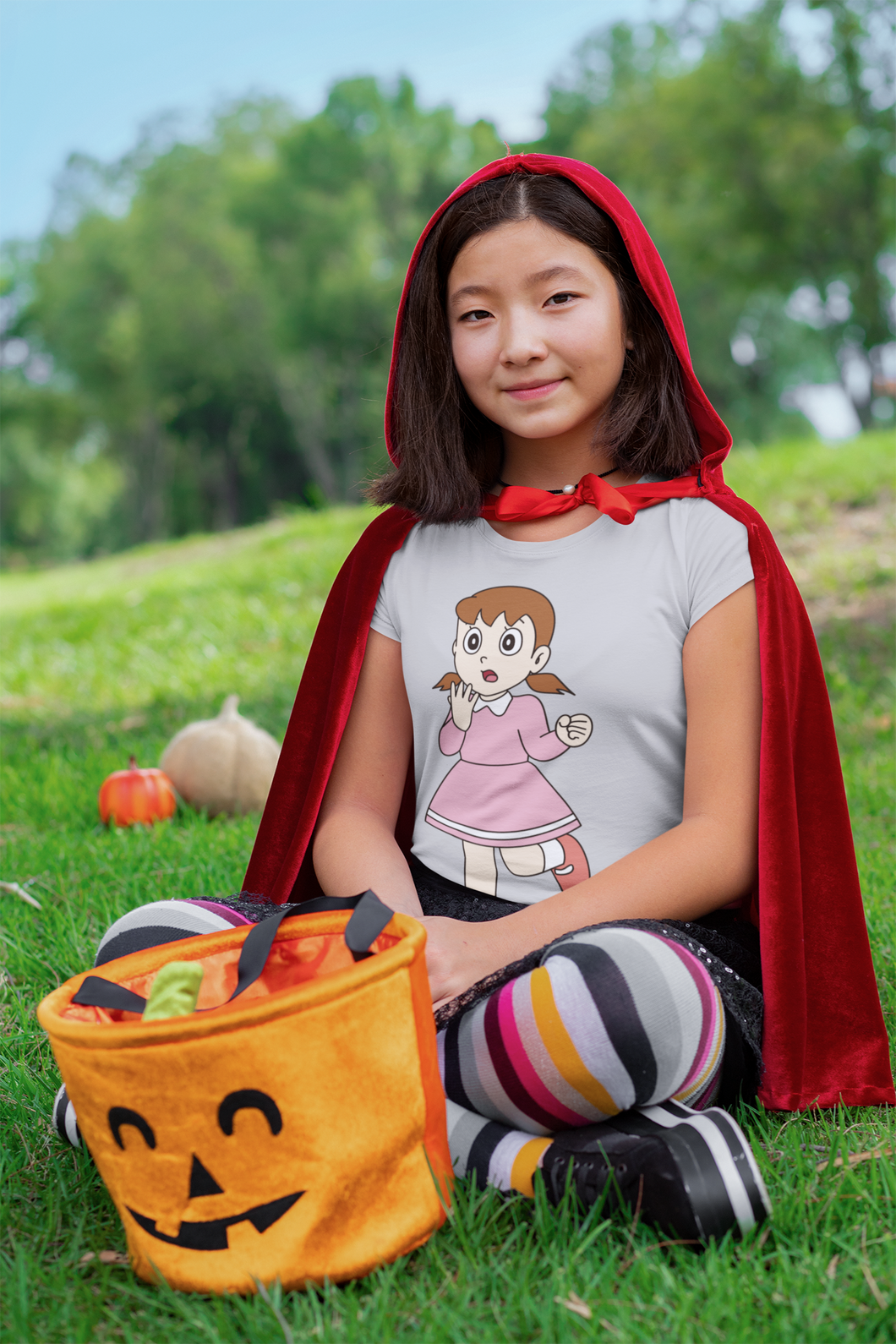 Cute Cartoon Half Sleeves T-Shirt For Girls -KidsFashionVilla