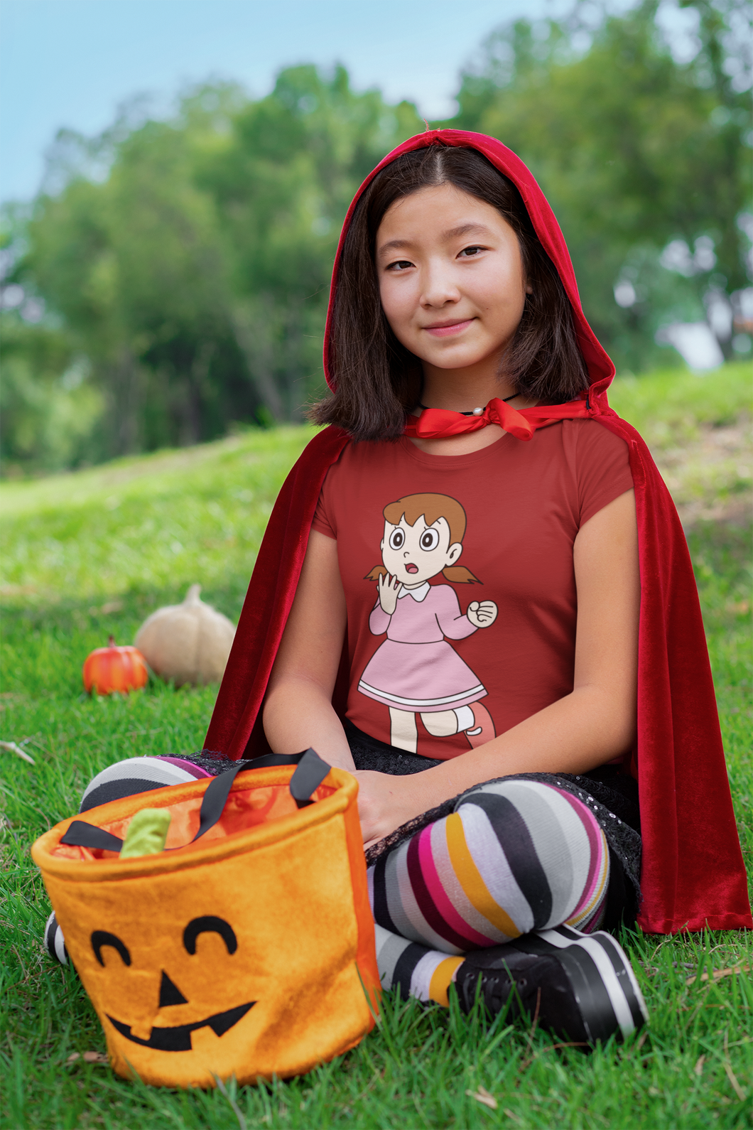 Cute Cartoon Half Sleeves T-Shirt For Girls -KidsFashionVilla
